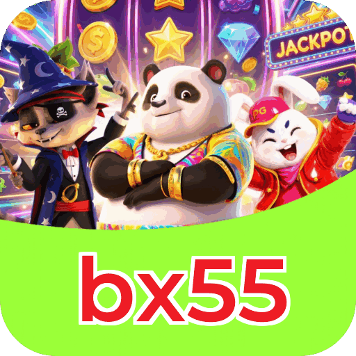 Plataforma bx55 mostrando interface moderna, jogos certificados e recursos de segurança licenciados
